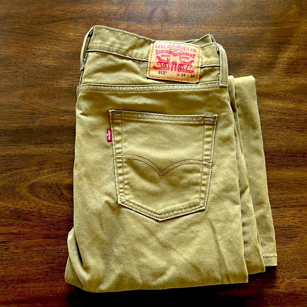 Levi’s Men’s 513 Khaki pants